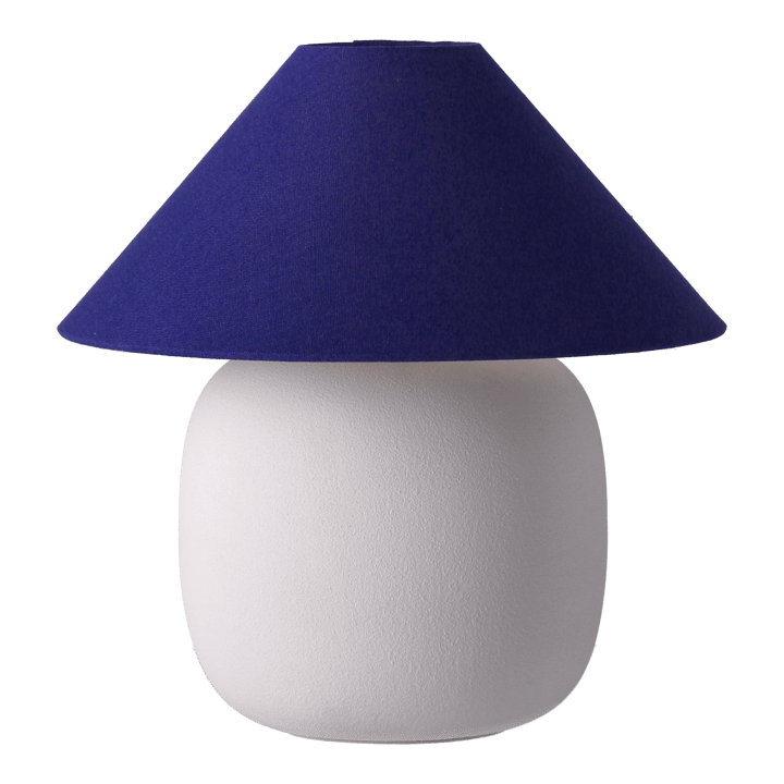 Boulder bordlampe 29 cm white-cobolt - undefined - Scandi Living