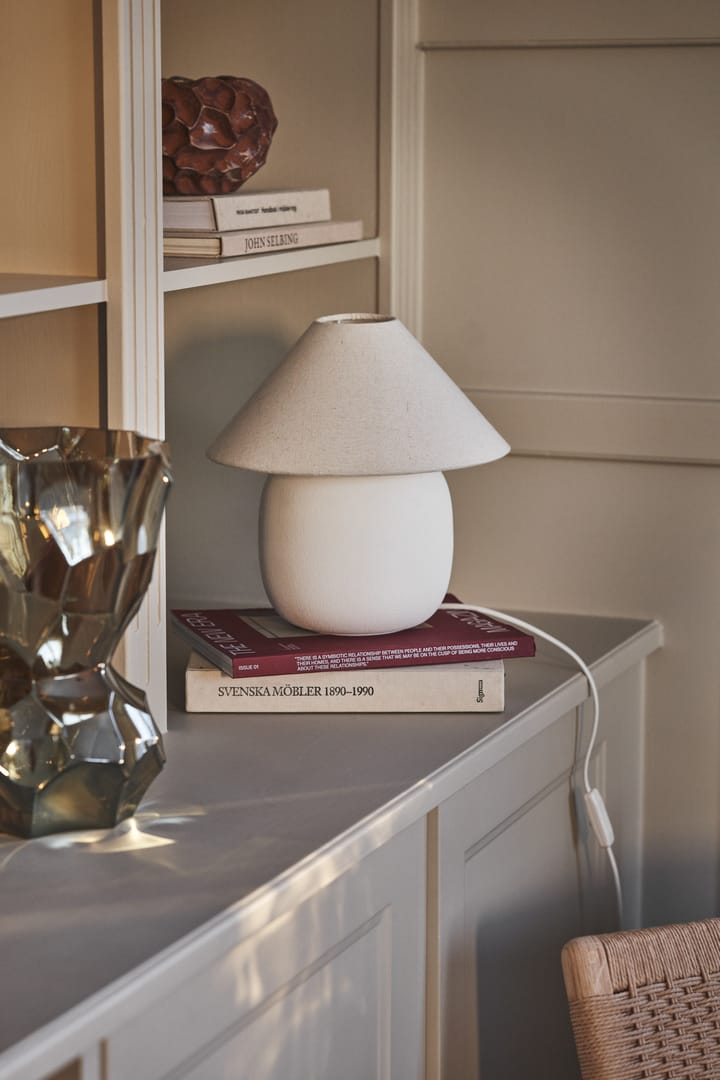 Boulder bordlampe 29 cm white-nature Scandi Living