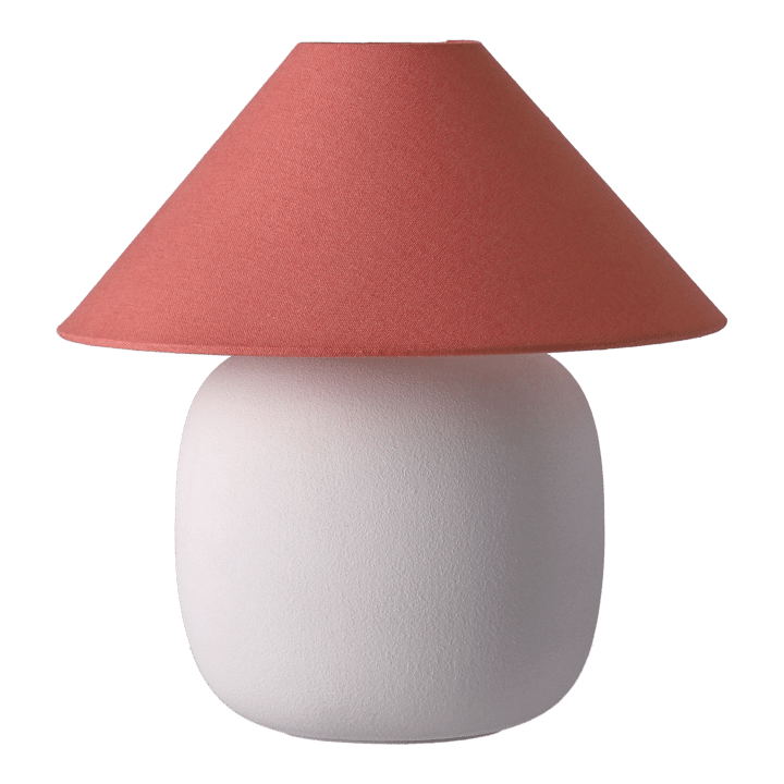 Boulder bordlampe 29 cm white-peach - undefined - Scandi Living