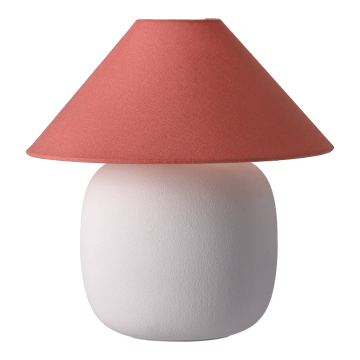 Boulder bordlampe 29 cm white-peach - undefined - Scandi Living