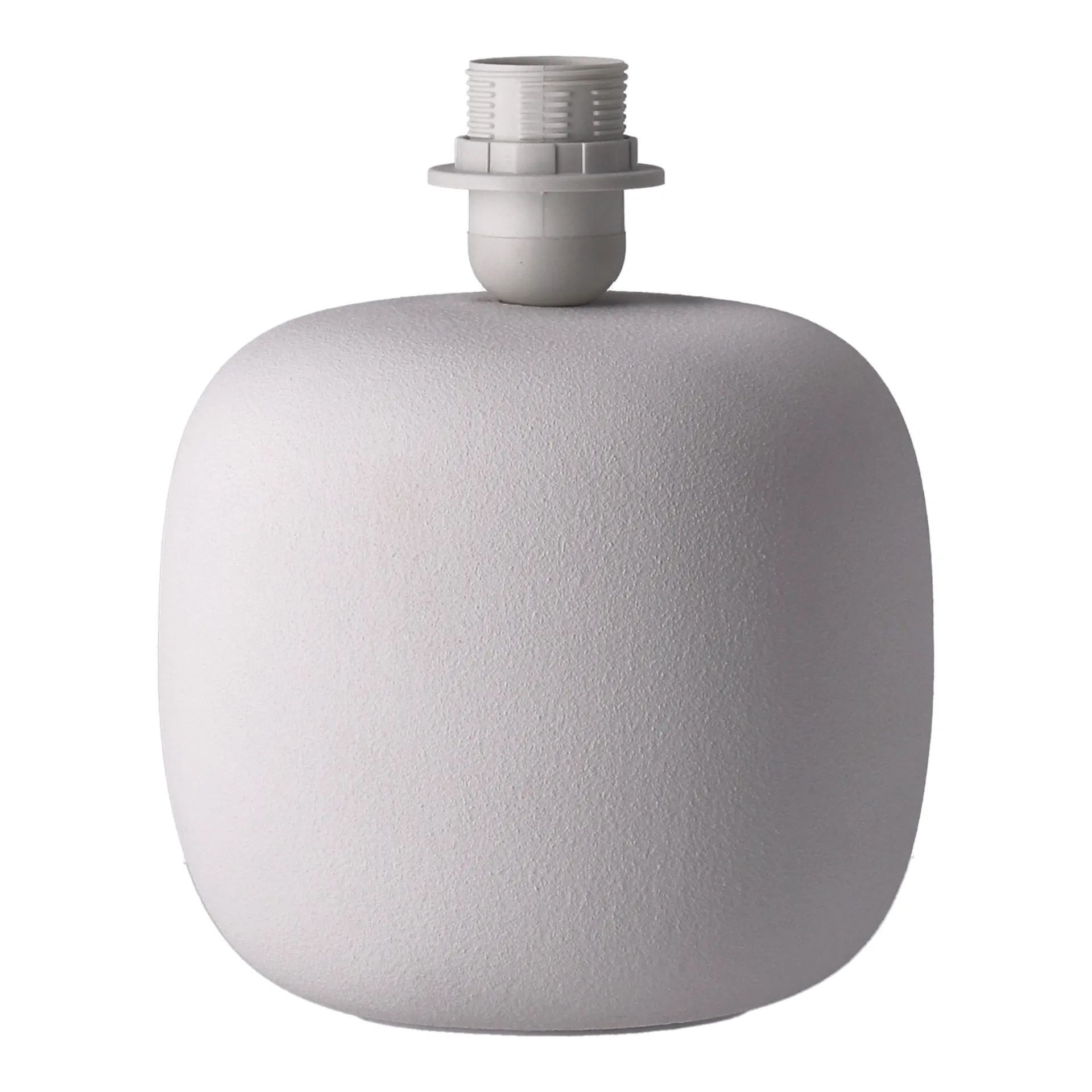 Boulder bordlampe 29 cm white-pleated white Scandi Living