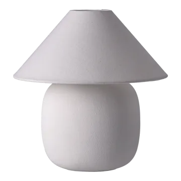 Boulder bordlampe 29 cm white-white - Scandi Living