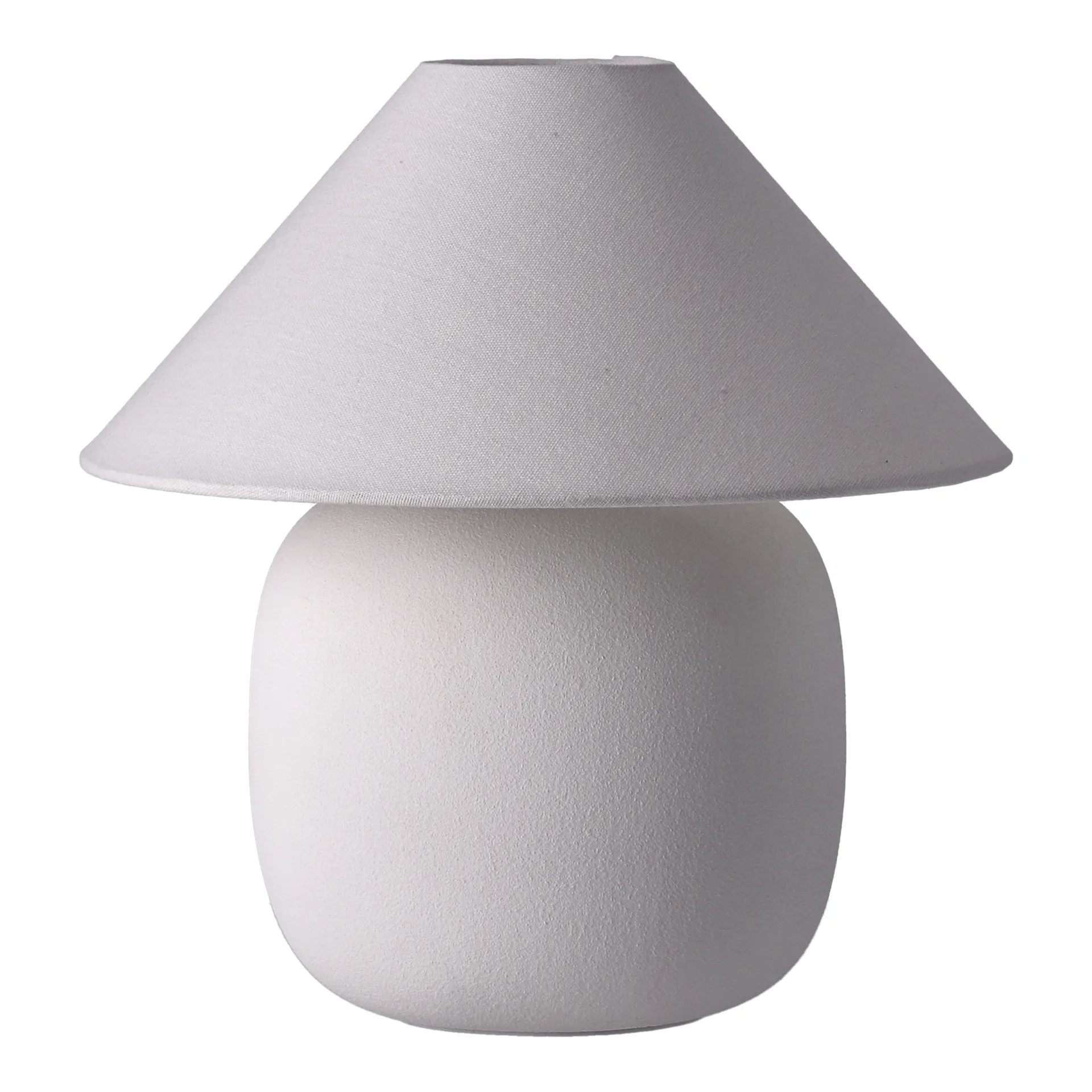 Boulder bordlampe 29 cm white-white Scandi Living