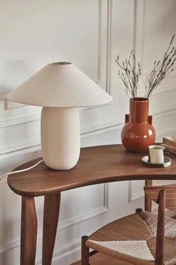 Boulder bordlampe 48 cm beige-nature - Scandi Living