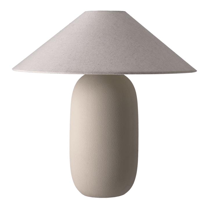Boulder bordlampe 48 cm beige-nature - Lampefot  - Scandi Living
