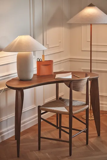 Boulder bordlampe 48 cm beige-nature - Scandi Living