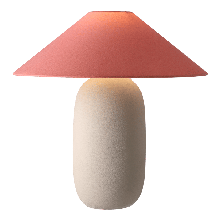 Boulder bordlampe 48 cm beige-peach Scandi Living