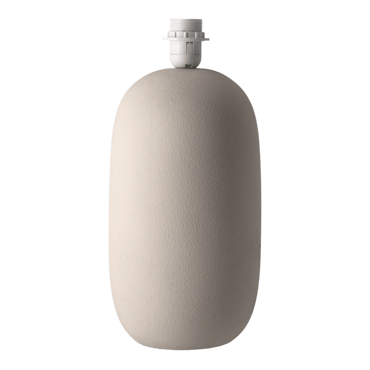 Boulder bordlampe 48 cm beige-pleated white Scandi Living