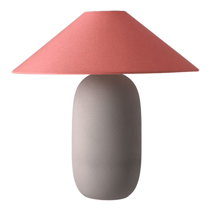 Boulder bordlampe 48 cm grey-peach - undefined - Scandi Living