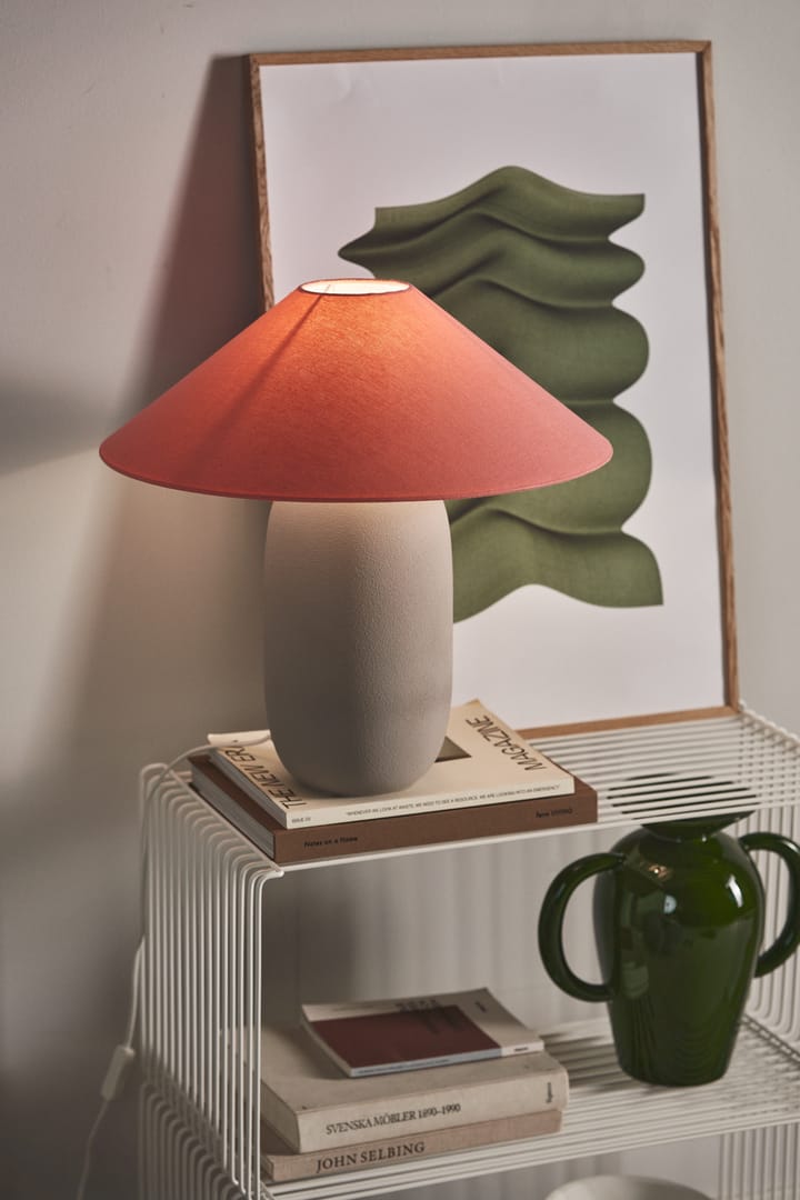 Boulder bordlampe 48 cm grey-peach - undefined - Scandi Living