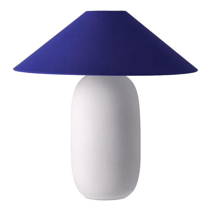 Boulder bordlampe 48 cm white-cobolt - undefined - Scandi Living