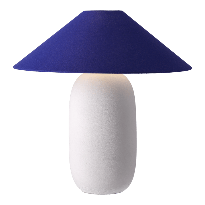 Boulder bordlampe 48 cm white-cobolt Scandi Living