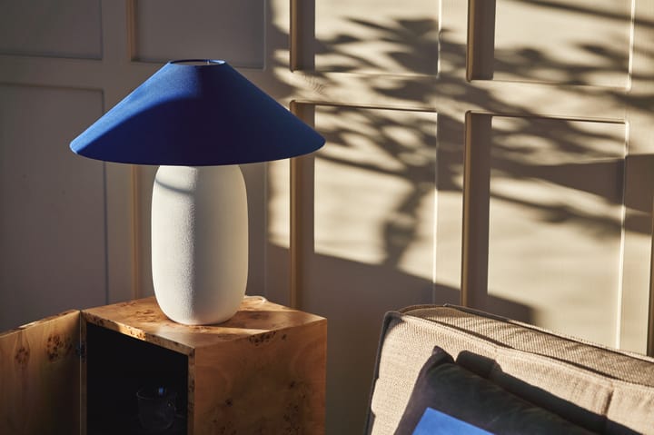 Boulder bordlampe 48 cm white-cobolt Scandi Living