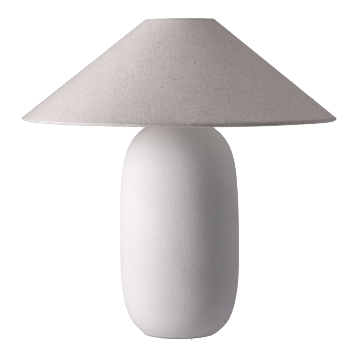 Boulder bordlampe 48 cm white-nature - Lampefot  - Scandi Living