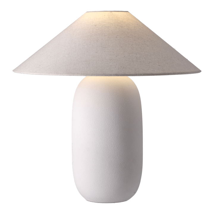 Boulder bordlampe 48 cm white-nature - Lampefot  - Scandi Living
