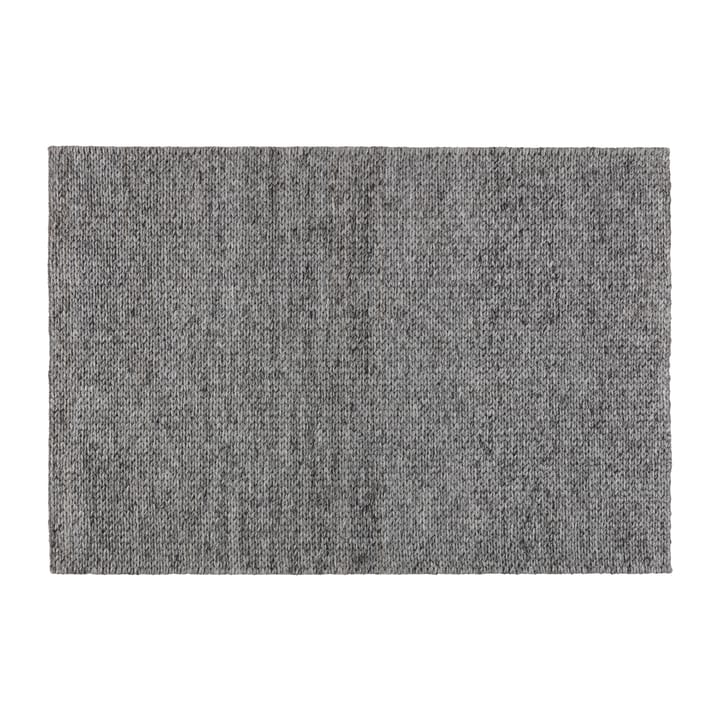 Braided ullteppe mørk grå - 170x240 cm - Scandi Living