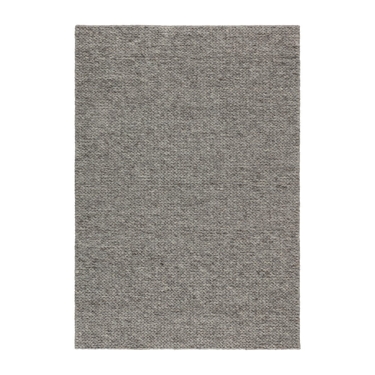 Bilde av Scandi Living Braided ullteppe naturgrå 200x300 cm