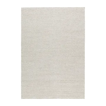 Braided ullteppe naturhvit - 200x300 cm - Scandi Living