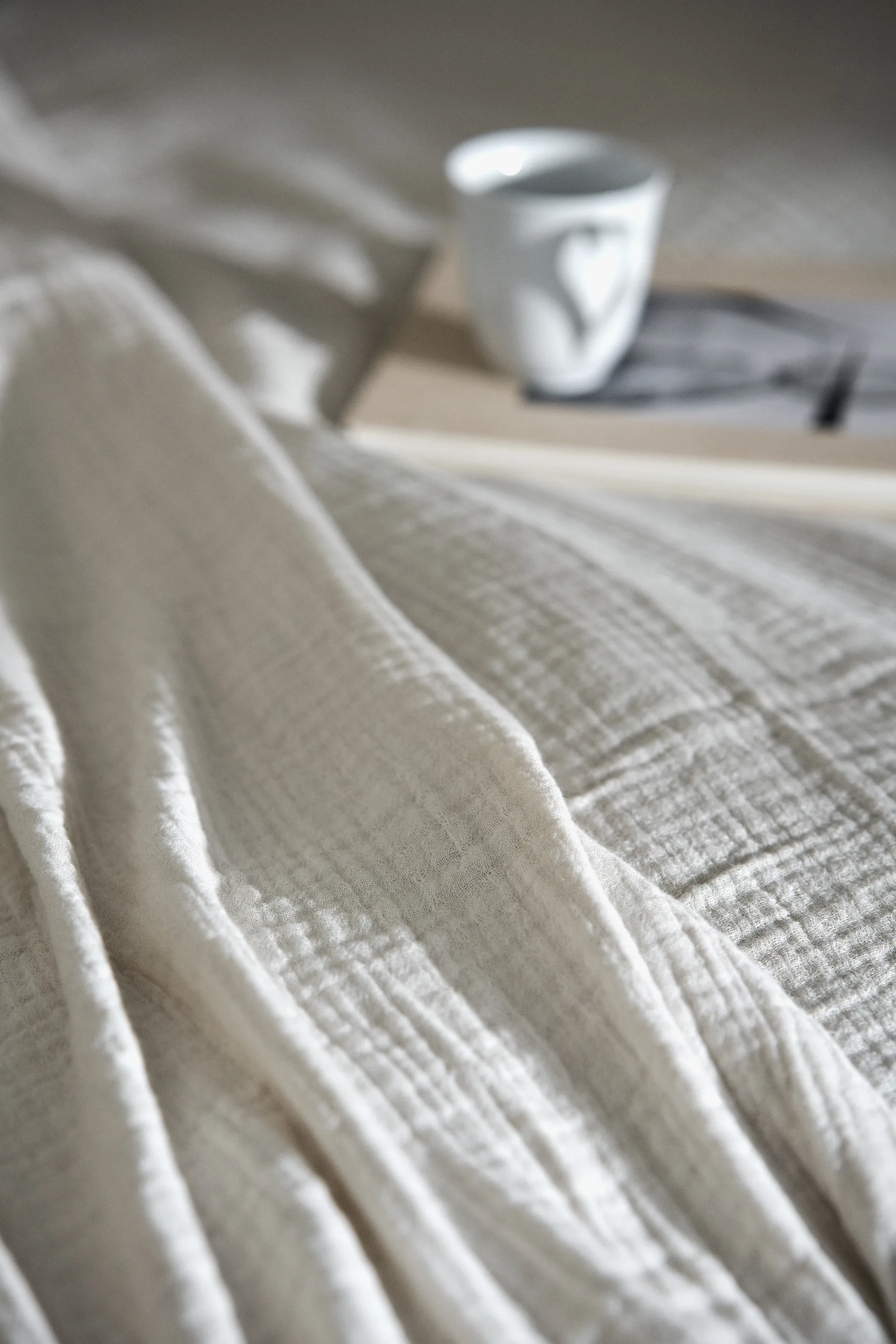 Breeze sengeteppe 160 x 260 cm, Offwhite Scandi Living