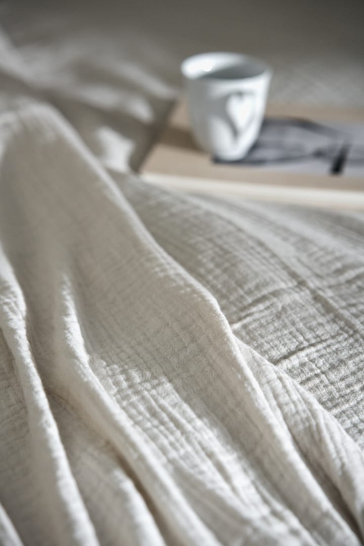 Breeze sengeteppe 160 x 260 cm - Offwhite - Scandi Living