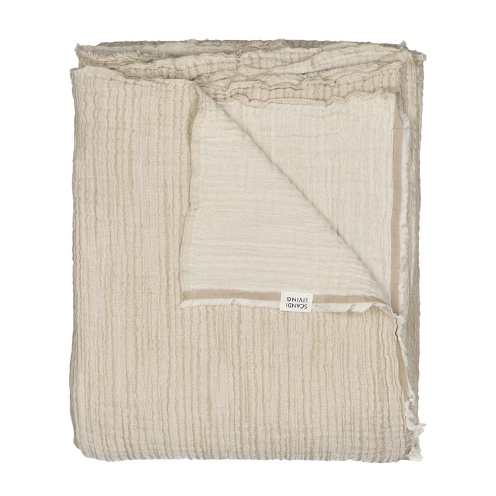 Breeze sengeteppe 260 x 260 cm, Beige Scandi Living