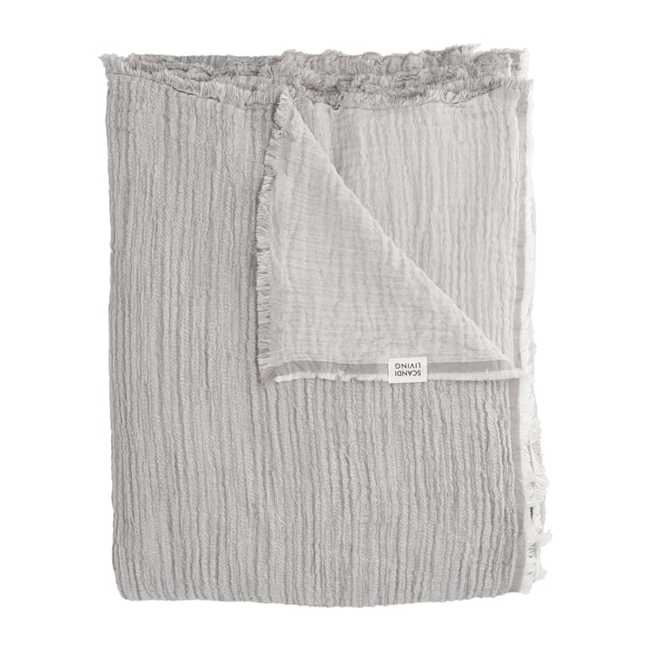 Breeze sengeteppe 260 x 260 cm, Grå Scandi Living