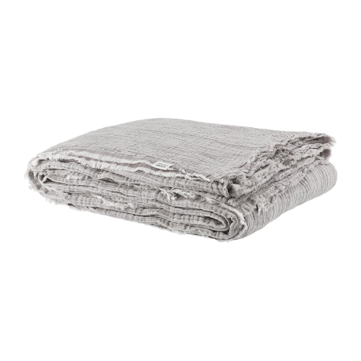 Bilde av Scandi Living Breeze sengeteppe 260 x 260 cm Grå