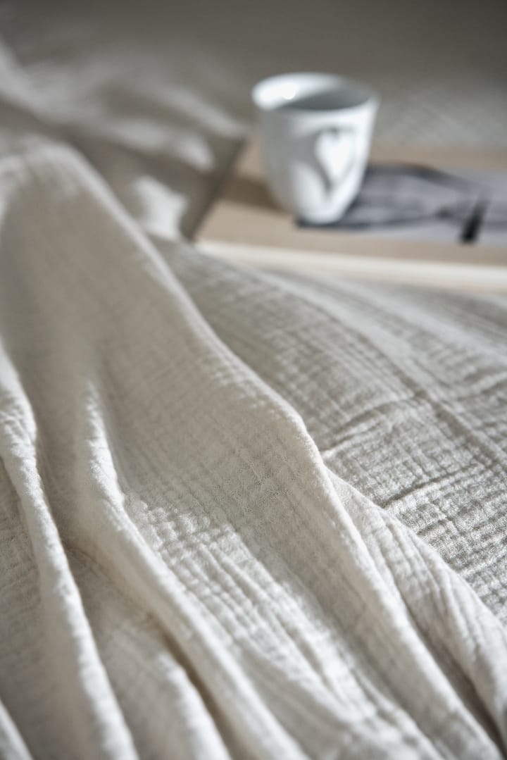 Breeze sengeteppe 260 x 260 cm, Offwhite Scandi Living