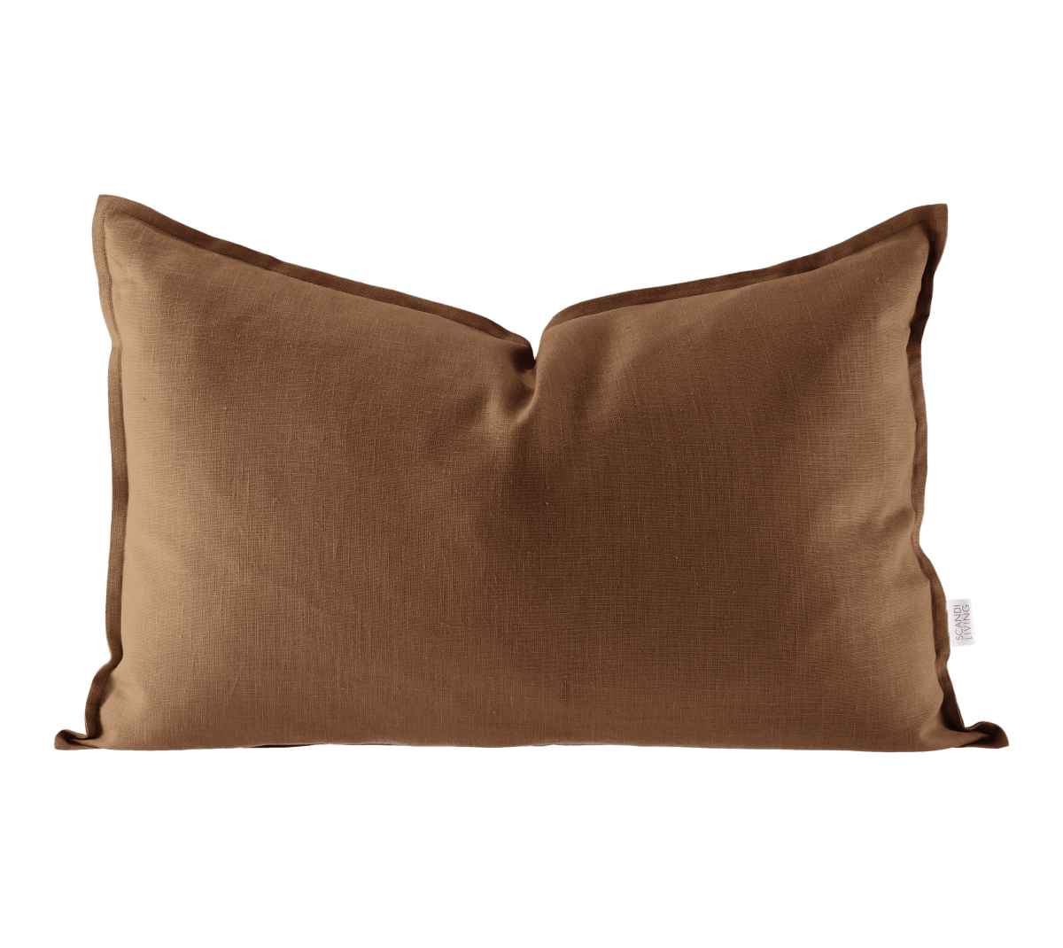 Bilde av Scandi Living Calm putetrekk lin 40 x 60 cm Almond Brown