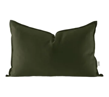 Calm putetrekk lin 40 x 60 cm,  - Forest Green - Scandi Living