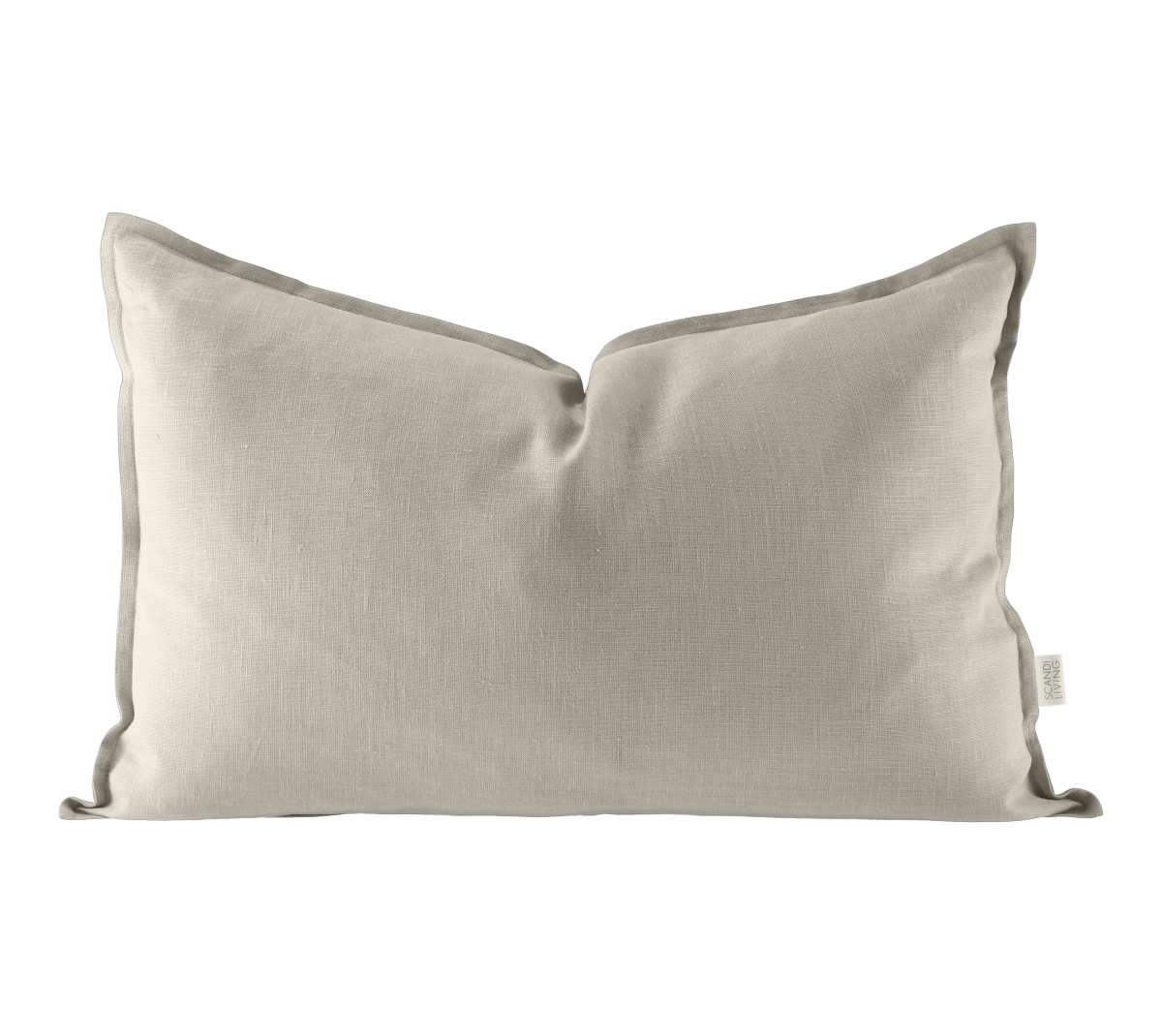 Bilde av Scandi Living Calm putetrekk lin 40 x 60 cm Greige