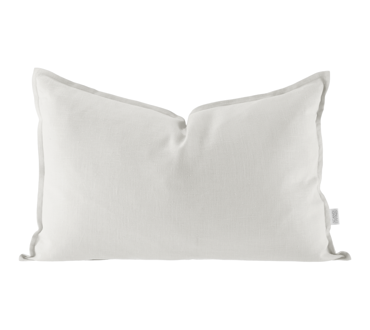 Bilde av Scandi Living Calm putetrekk lin 40 x 60 cm White