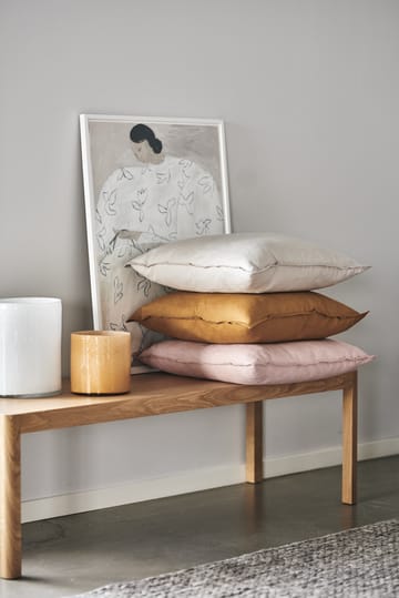 Calm putetrekk lin 50 x 50 cm - Dusty Rose - Scandi Living