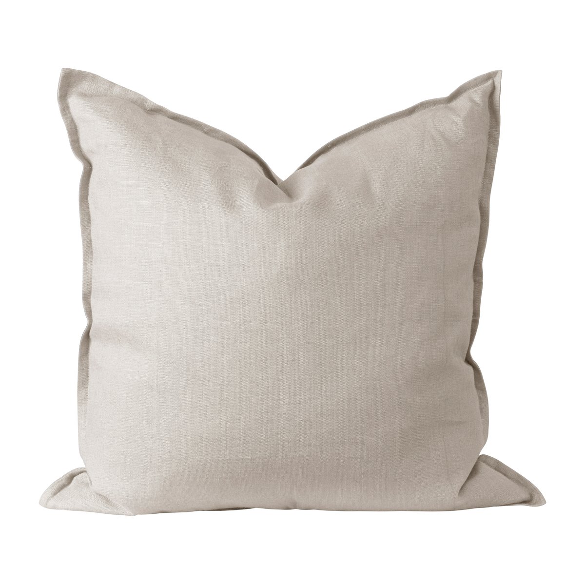 Bilde av Scandi Living Calm putetrekk lin 50 x 50 cm Greige