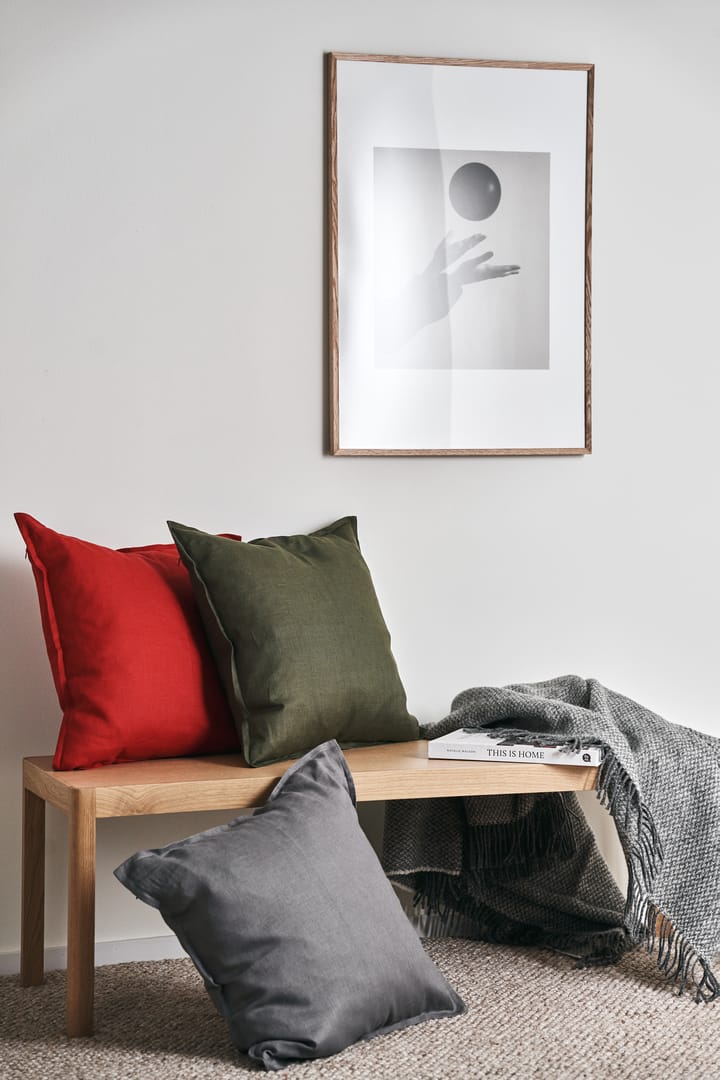 Calm putetrekk lin 50 x 50 cm, Red Scandi Living