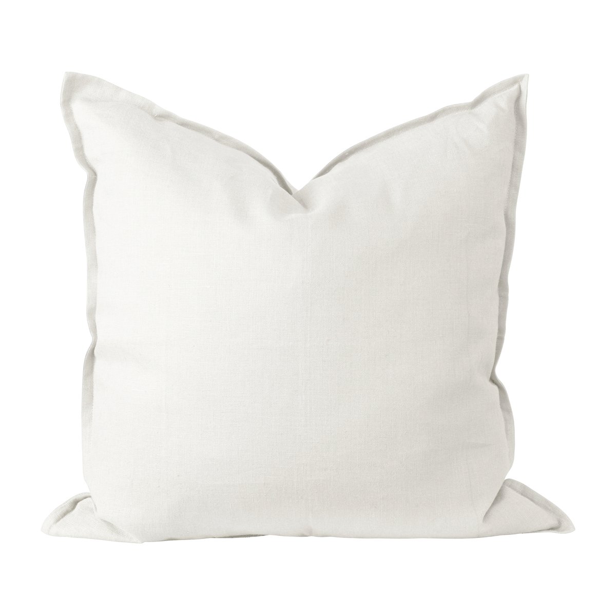 Bilde av Scandi Living Calm putetrekk lin 50 x 50 cm White