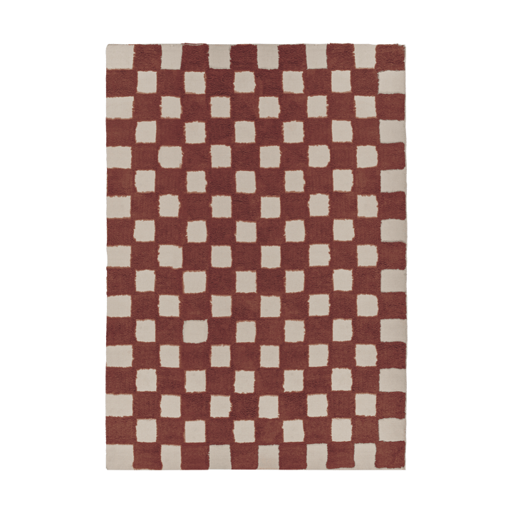 Checker Play teppe 170x240 cm - Cocoa - Scandi Living