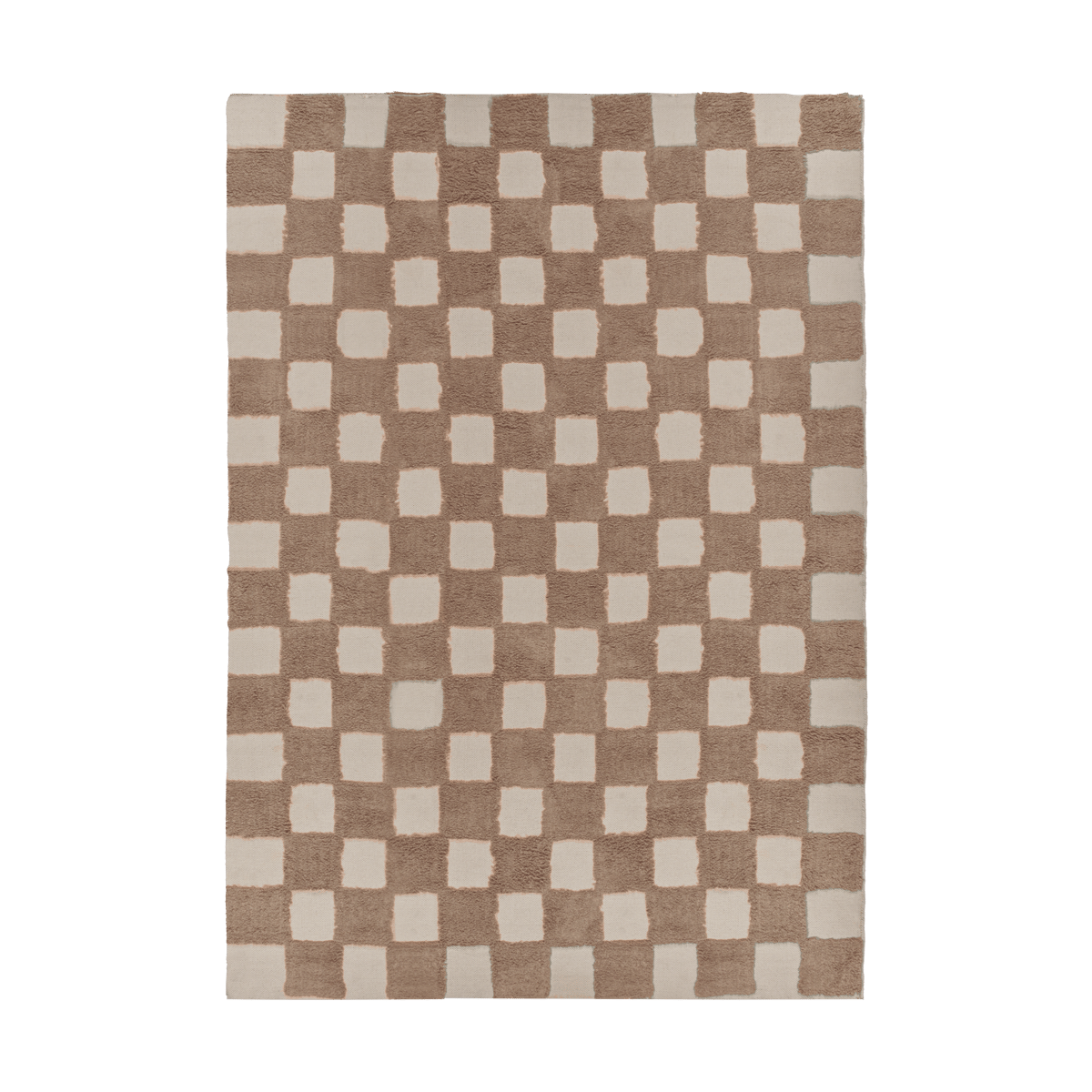 Bilde av Scandi Living Checker Play teppe 170x240 cm Hazel