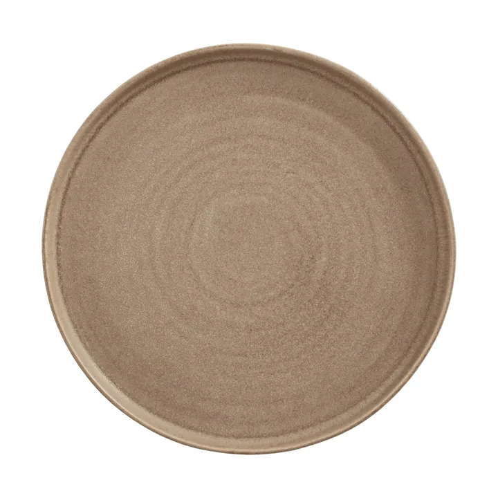 Clay assiett - Brun, Ø20 cm - Scandi Living