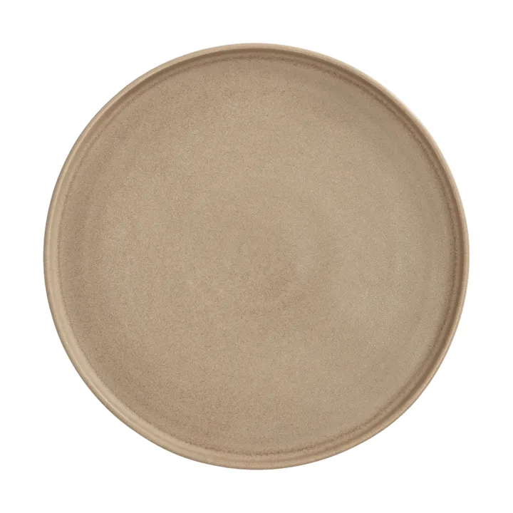 Clay mattallrik - Brun, Ø26 cm - Scandi Living