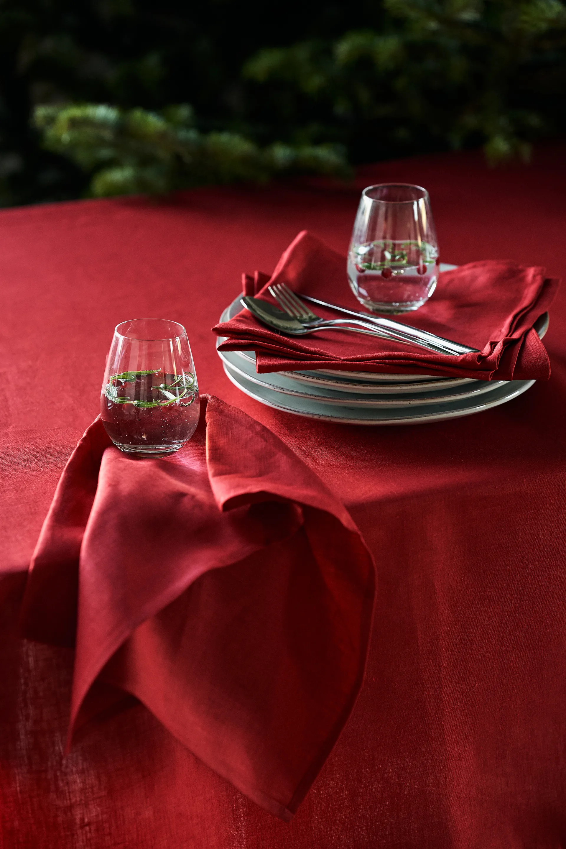 Clean kjøkkenhåndkle 47x70 cm 2-stk., Red Scandi Living