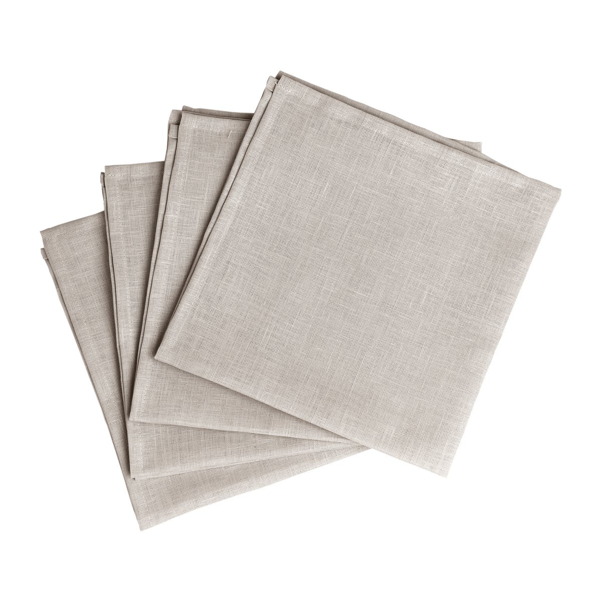 Scandi Living Clean servietter 45 x 45 cm 4-stk. Greige