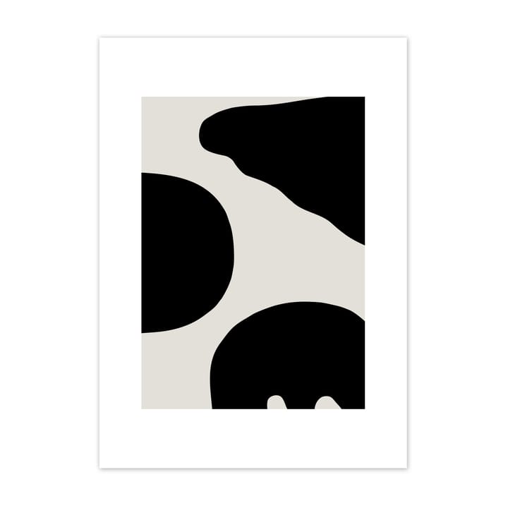 Contour poster grå - 30x40 cm - Scandi Living