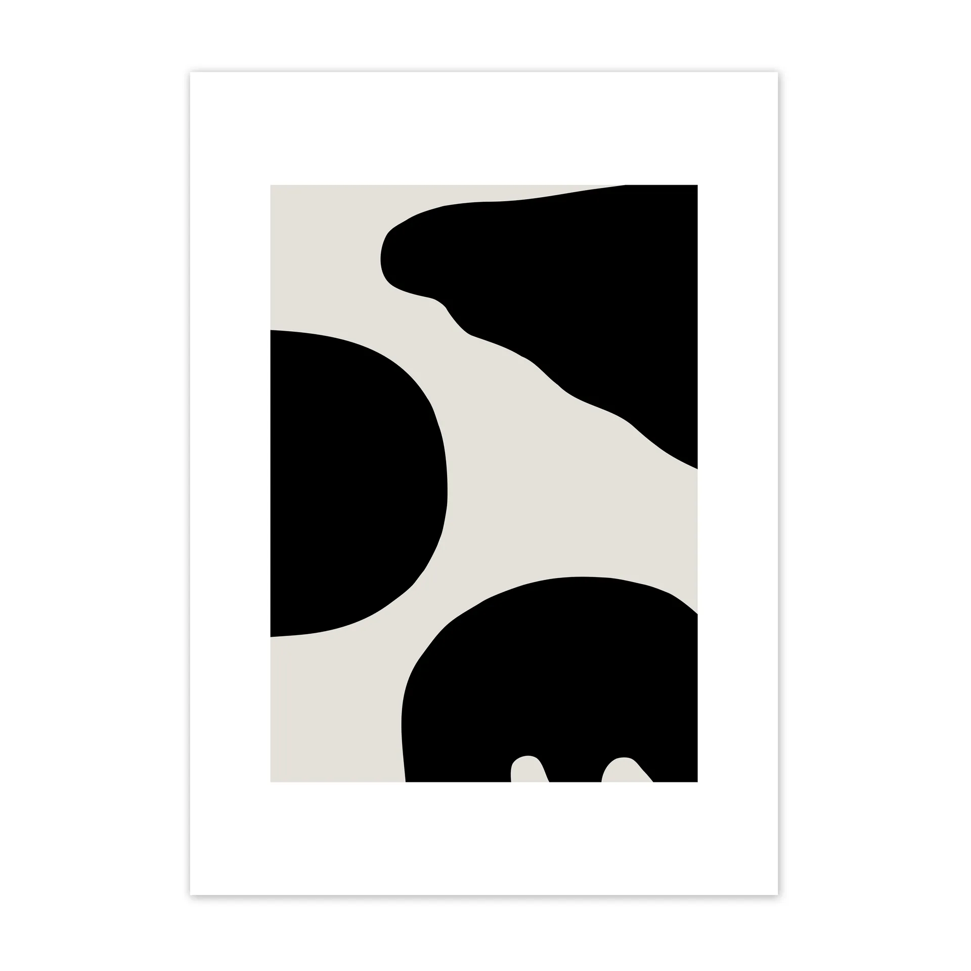 Contour poster grå, 30x40 cm Scandi Living