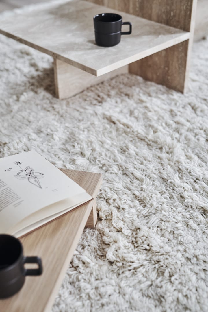 Cozy ullteppe naturhvit, 170x240 cm Scandi Living