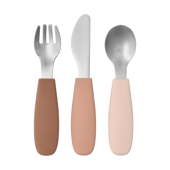 Dine bestikksett silikon 3 deler - Blush - Scandi Living
