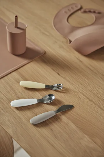 Dine bestikksett silikon 3 deler - Taupe - Scandi Living