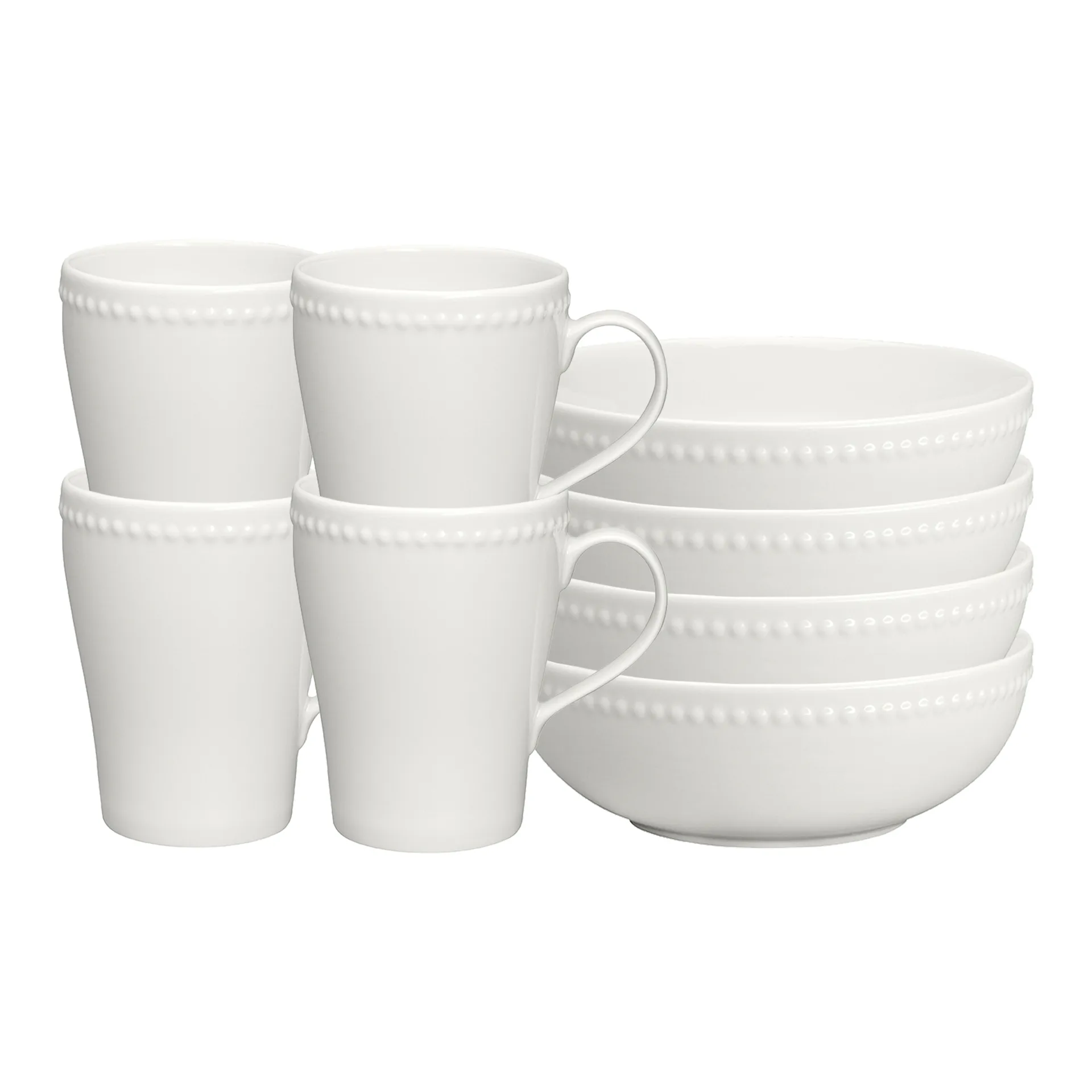 Dots frokostsett, Hvit Scandi Living