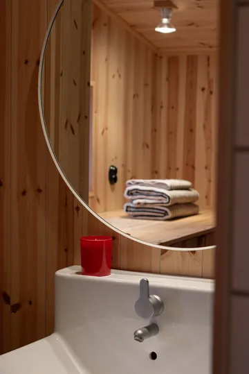 Drift badehåndkle 100x150 cm 2-pakning - Hvit-svart - Scandi Living