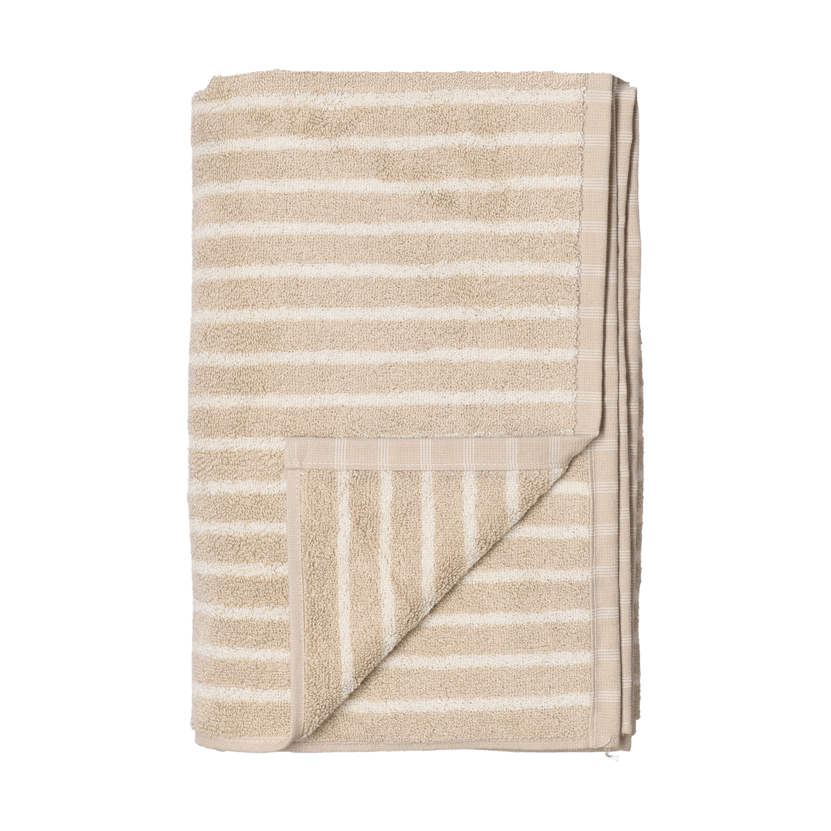 Bilde av Scandi Living Drift badehåndkle 70x140 cm Beige-hvit